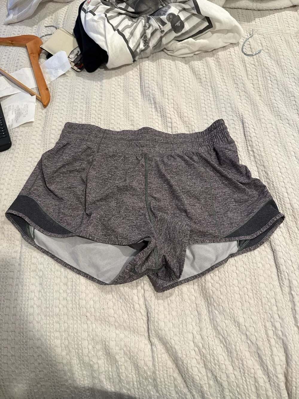 Lululemon Hotty Hot Short Heather Lux Multi Black Size 8 (44)